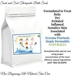 Soak & Seal Therapeutic Bath Treatment Formulated to Treat Eczema/Psoriasis 4 OZ